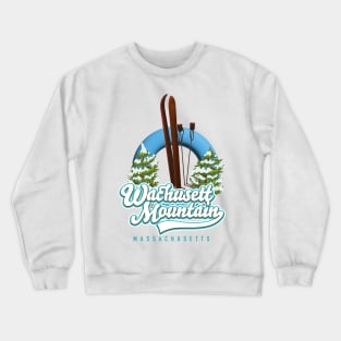 Wachusett Mountain Massachusetts ski logo Crewneck Sweatshirt